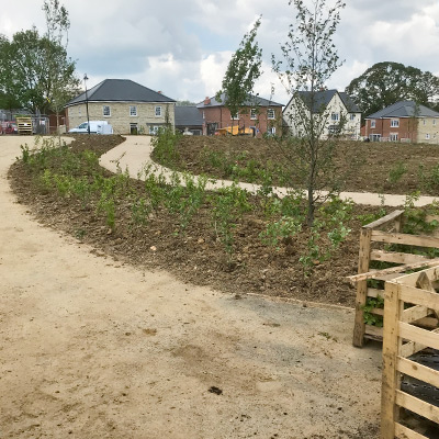 landscaping housing estate staffordshire